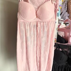 Juicy Couture Light Pink Sheer Chemise